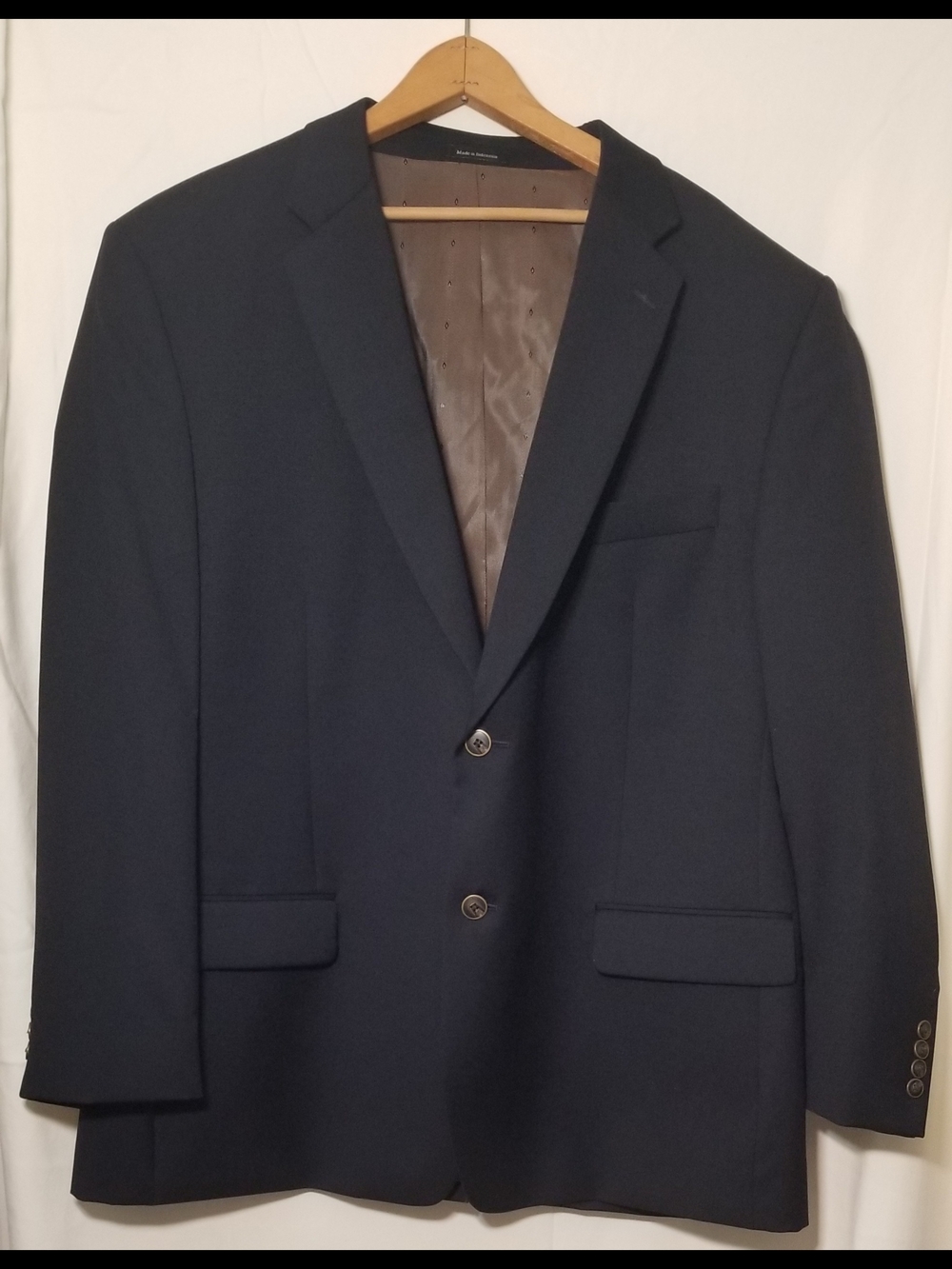 Joseph & Feiss Men's Navy Sport Blazer Size 48R